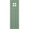 Ekena Millwork True Fit PVC San Antonio Mission Style Fixed Mount Shutters, Track Green, 18W x 38H, PR TFP001ST18X038TG - alternate 11